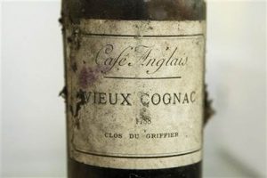 rompecognac Cliente Rompe botella de Cognac de 1788