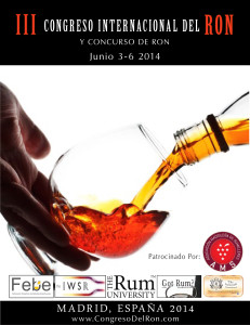 Madrid capital del ron mundial nuevamente en Junio 3 Congreso Internacional del Ron 2014