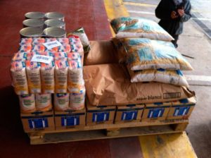 Feliz 2015 6 Entrega de Alimentos al Banco de Alimentos de Alicante