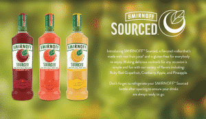 Vodka Smirnoff con zumo natural 3 Smirnoff Sourced